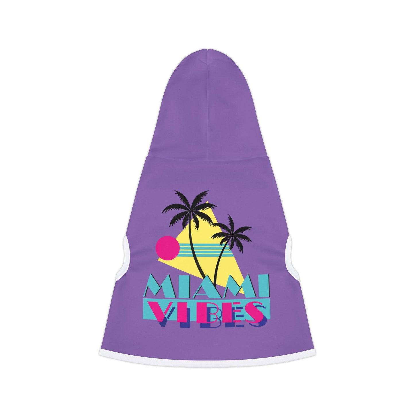 Miami Retro Vibes Pet Hoodie