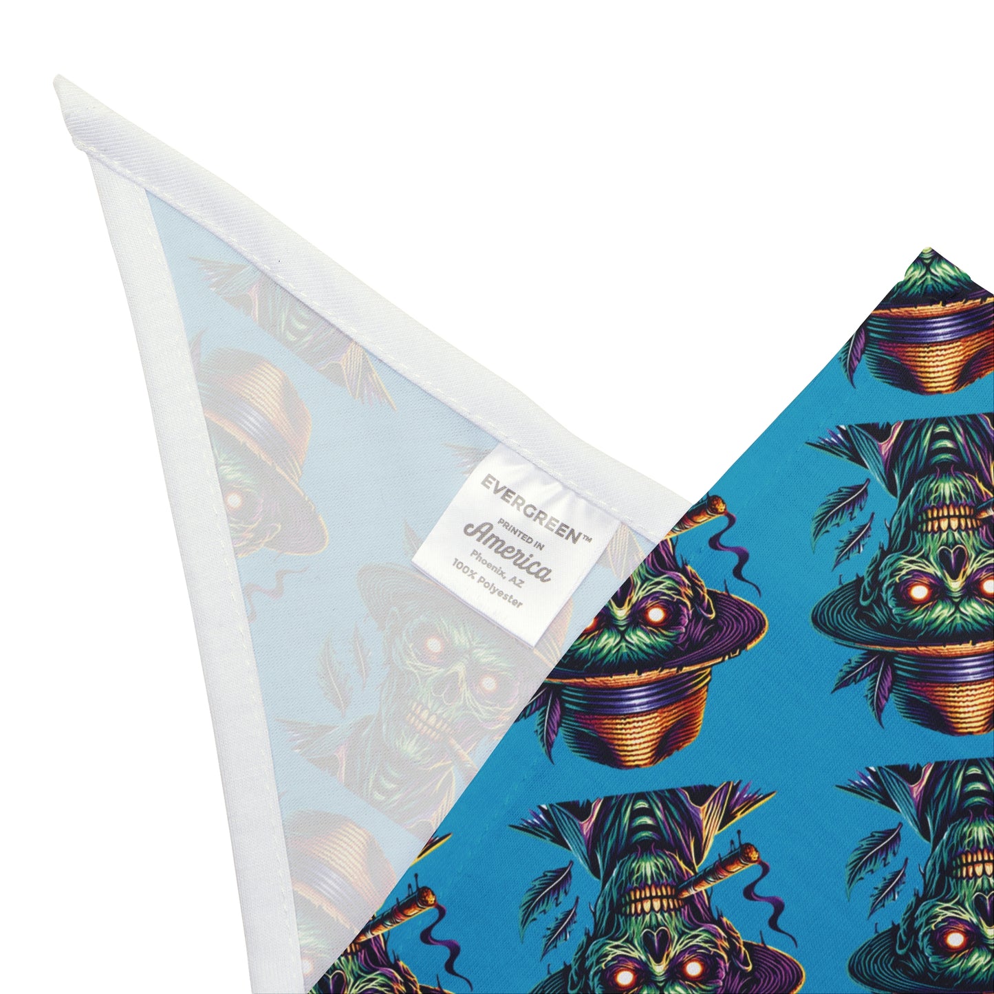 Island Zombie Blue Dog Bandana