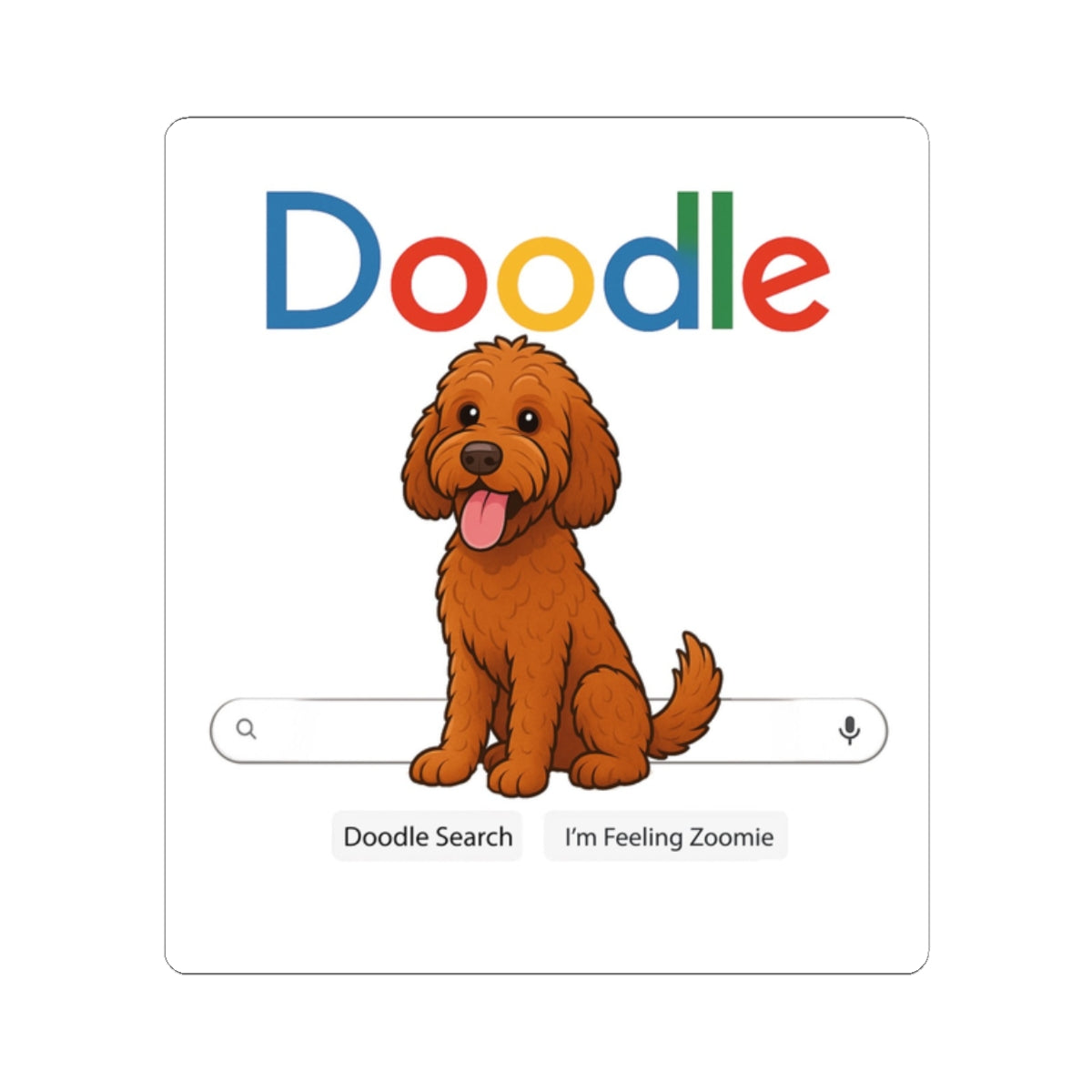 Doodle Dog Kiss-Cut Stickers