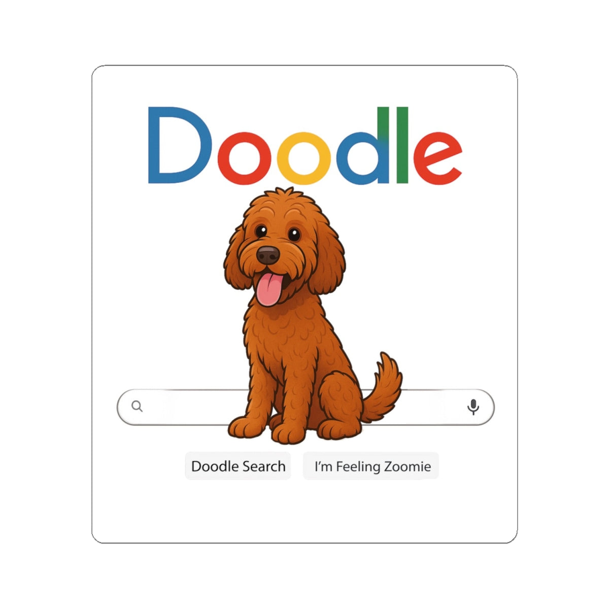 Doodle Dog Kiss-Cut Stickers