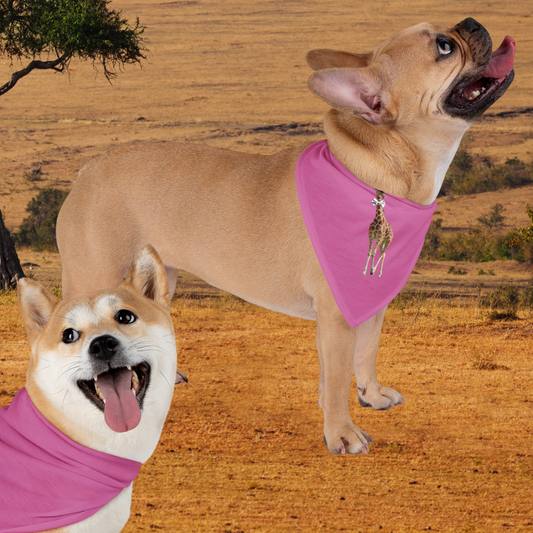 Giraffe Bow Tie Dog Bandana
