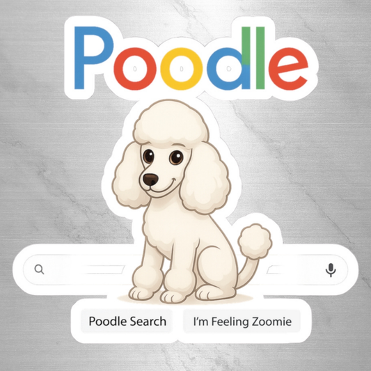 Poodle Sticker