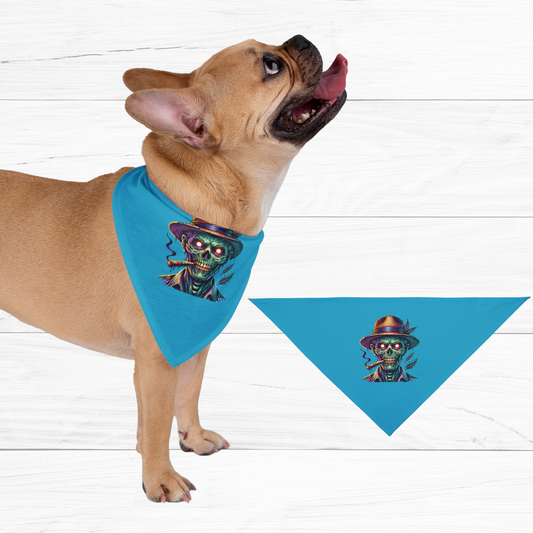 Island Zombie Blue Bandana
