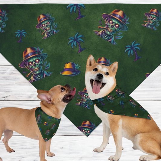 Island Zombie Dog Bandana