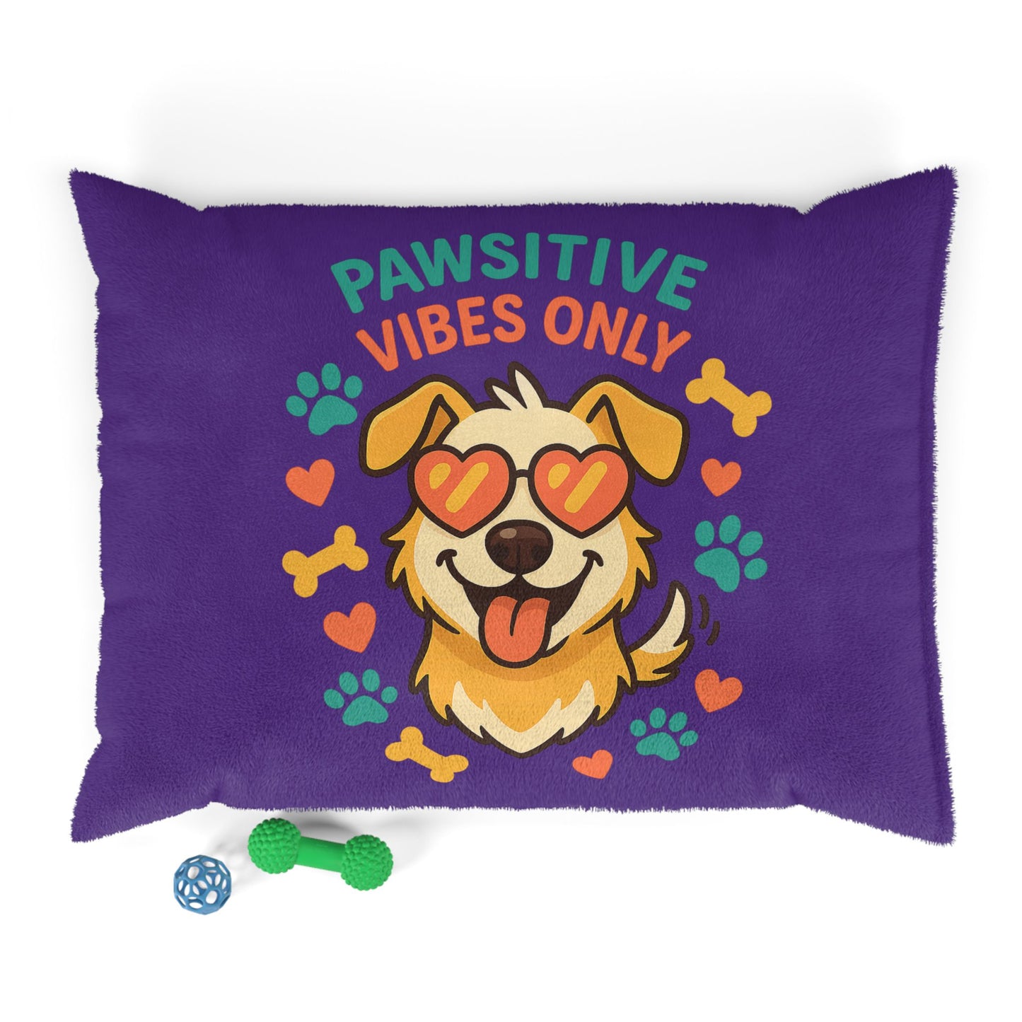 Pawsitive Vibes Only Pet Bed
